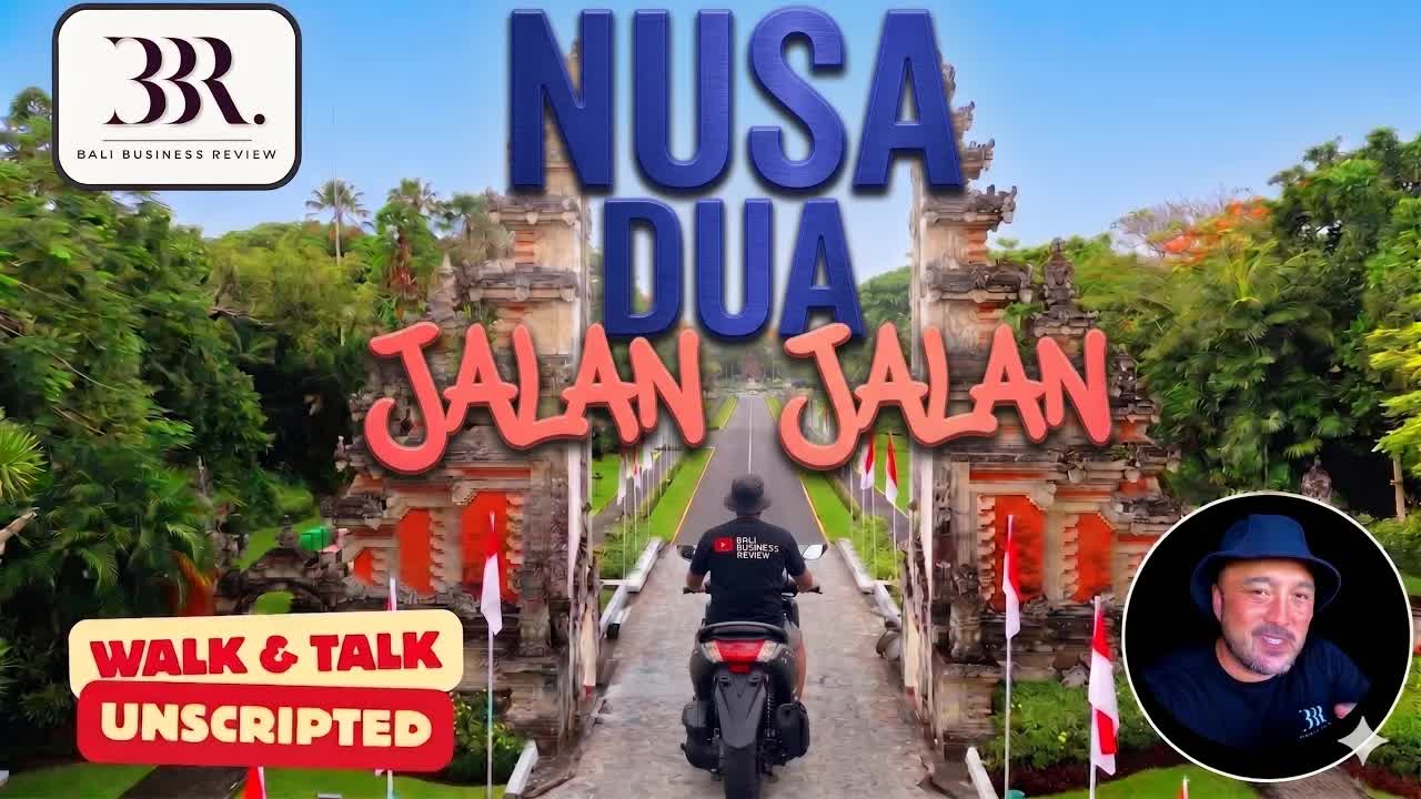 Thumbnail for Nusa Dua Bali Feels Empty in Peak Season — Inside the Luxury Resort Zone from the Sky & Street