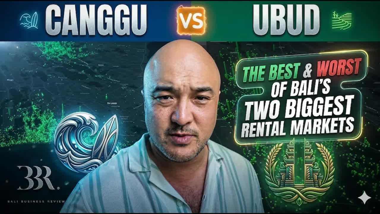 Thumbnail for The Truth About Bali Airbnbs: 5-Star Winners vs. 3-Star Disasters 📉 | BBR Market Insight