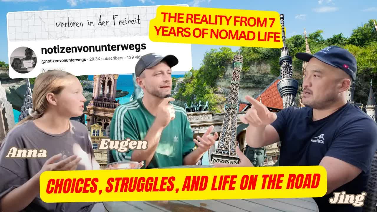 Thumbnail for 7 Years of Traveling the World | Stories & Insights with Nomadic YouTubers