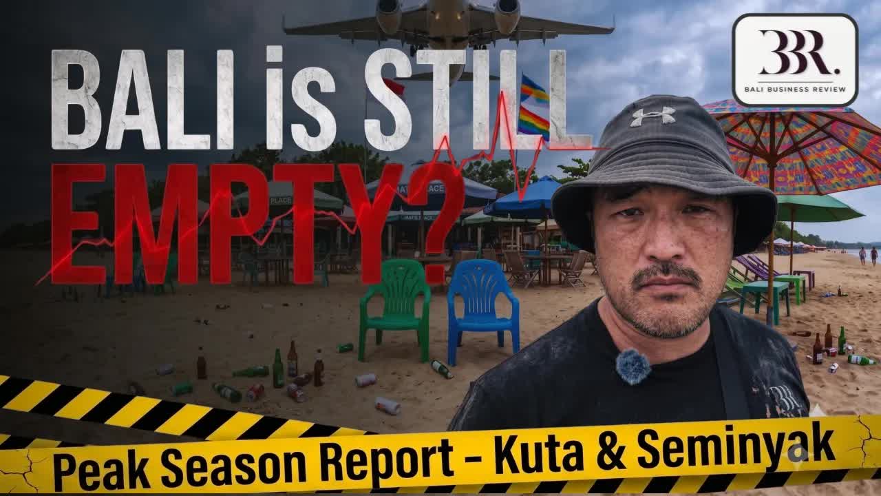 Thumbnail for More Flights, Empty Beaches & Streets: Bali's Peak Season Paradox | Game Over for Kuta & Seminyak?